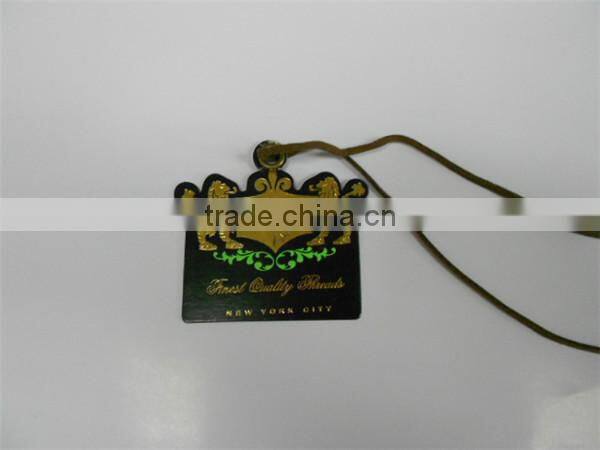 recycled jeans garment jeans paper hang tag with strings