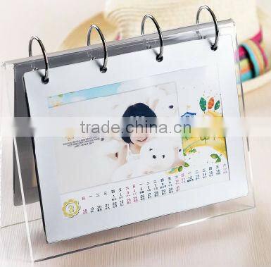 clear acrylic cheap usefull calender beautifull holder wholesale