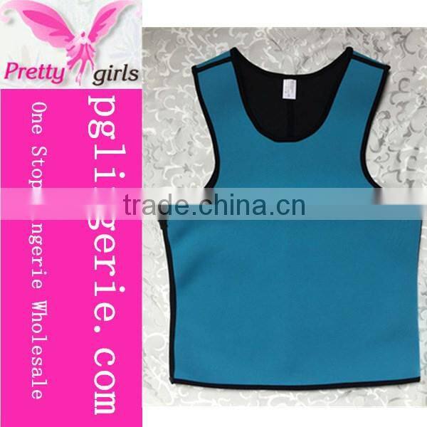 Wholesale Neoprene Waist Trainer Corset For Men Blue Hot Sport Waist Trainer Vest Neoprene Waist Training Corsets