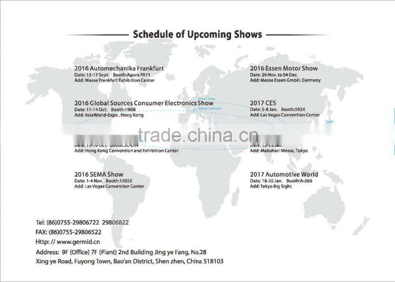 Car Rearview Mirror Monitor with 3 3.5 inch LCD Display