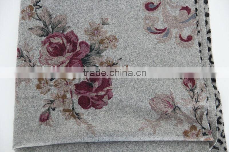 Two sides pure cashmere shawls stoles scarf