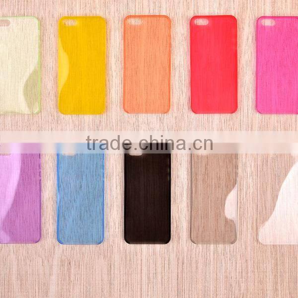 2015 PP shell fashion transparent mobile phone case for Iphone 5/5s