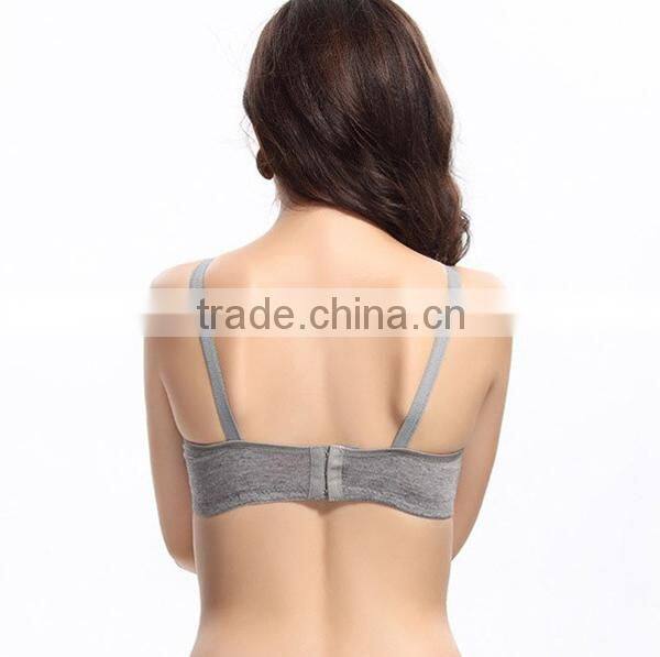 Hot Selling Mum Maternity Bras One-piece Breastfeeding Bras Open Front Button Nursing Bras