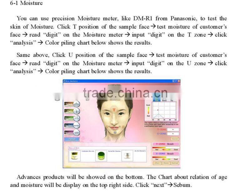 hot sale visia skin analysis machine HT-907