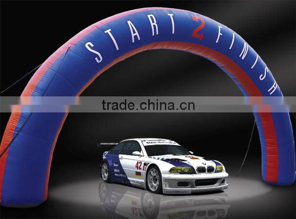 start finish line inflatable dome arch for race event
