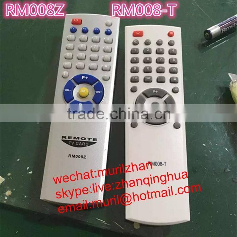 High quality Gray 31 Keys RM008-T REMOTE CONTROL TV CARD with code picture