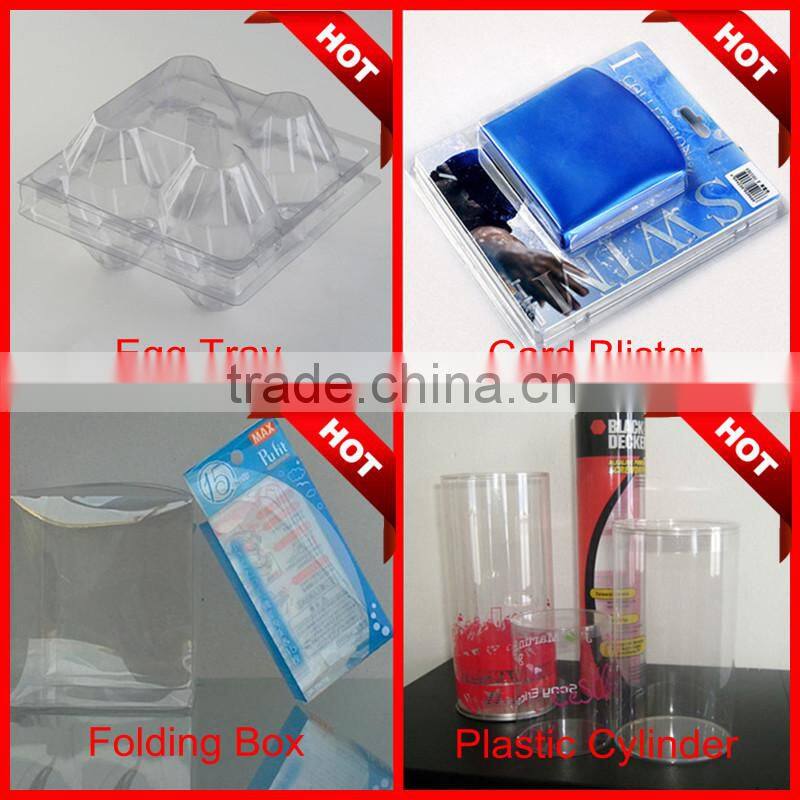 Transparent pvc film for packaging