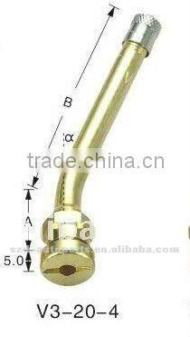 V3-20-4 V3-20-5 Brass Tire Valves for Trucks(ISO 9001 Approved)