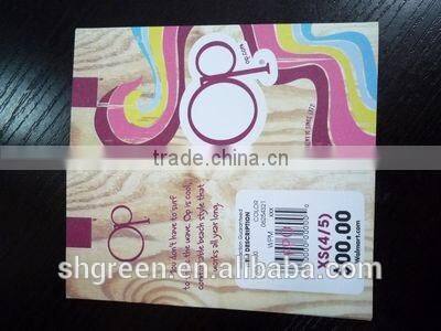 Cartoon design garment paper tags