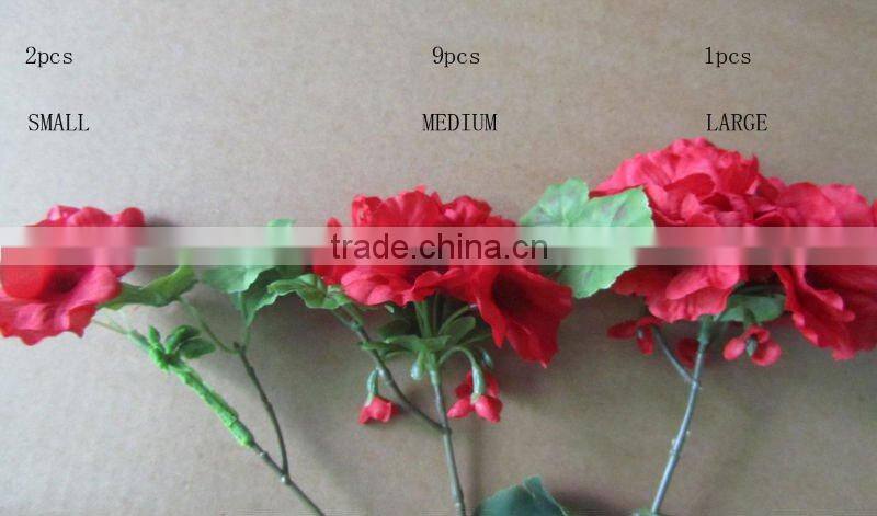 artificial flower bouquet begonia YL289
