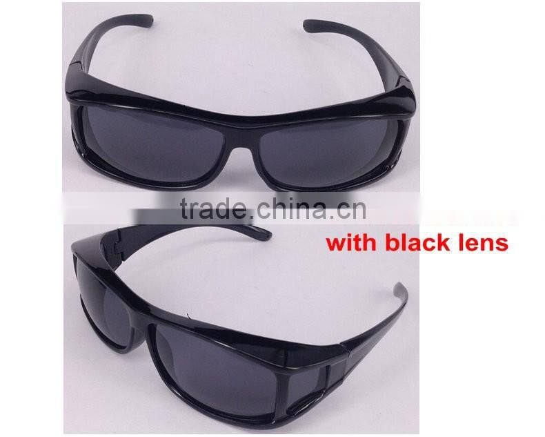 2016 Novelty new custom variety colors plastic safety sunglasses with side window