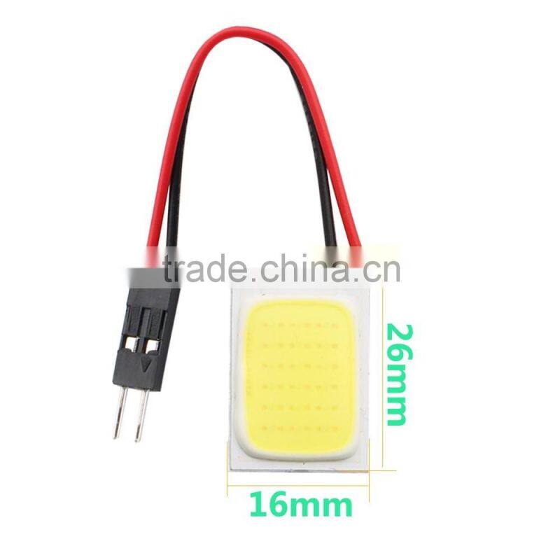 COB 18SMD Festoon T10 car led bulb 12v led small panel light