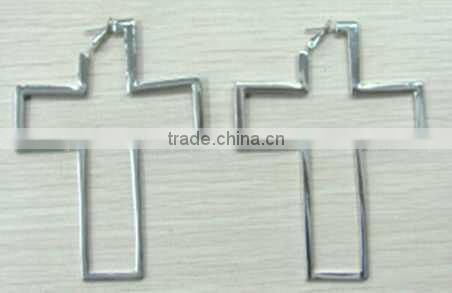 Pretty steps 2015 china jewelry wholesale new arrived dream crystal silver cross pendant cross earing of ladies accessories