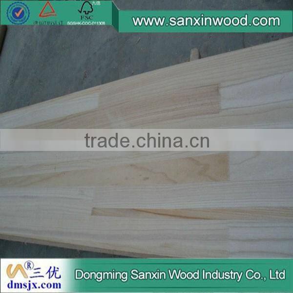 Best Selling Finger Jointed Panel Boards Paulownia Timber Price