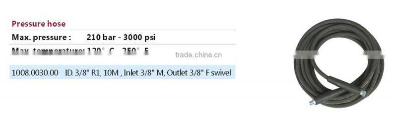 Various types of wire braids high pressure hose