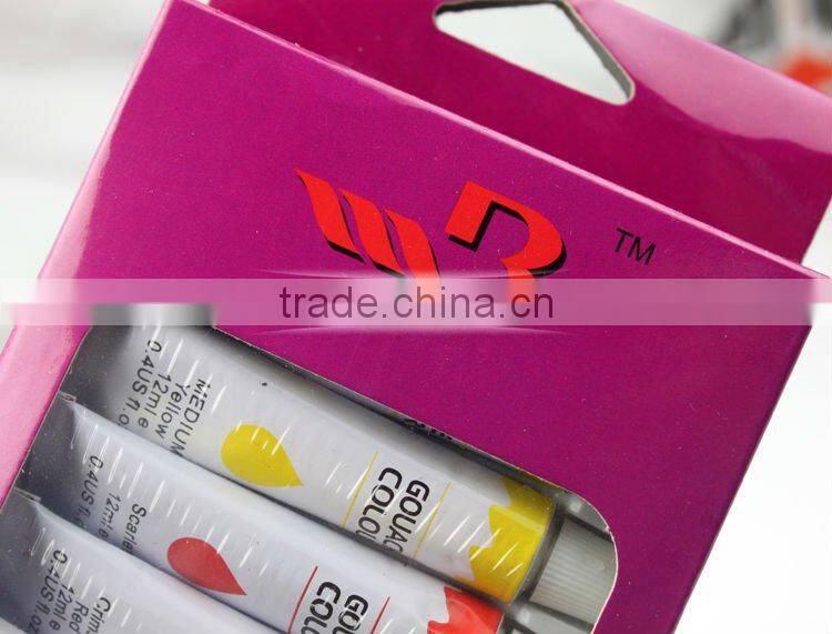 12ml 12colors gouache paint set