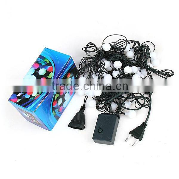 2015 hot sale for christmas 10m 100 bulb string light IP68 simple controller RGB holiday light color change or flash