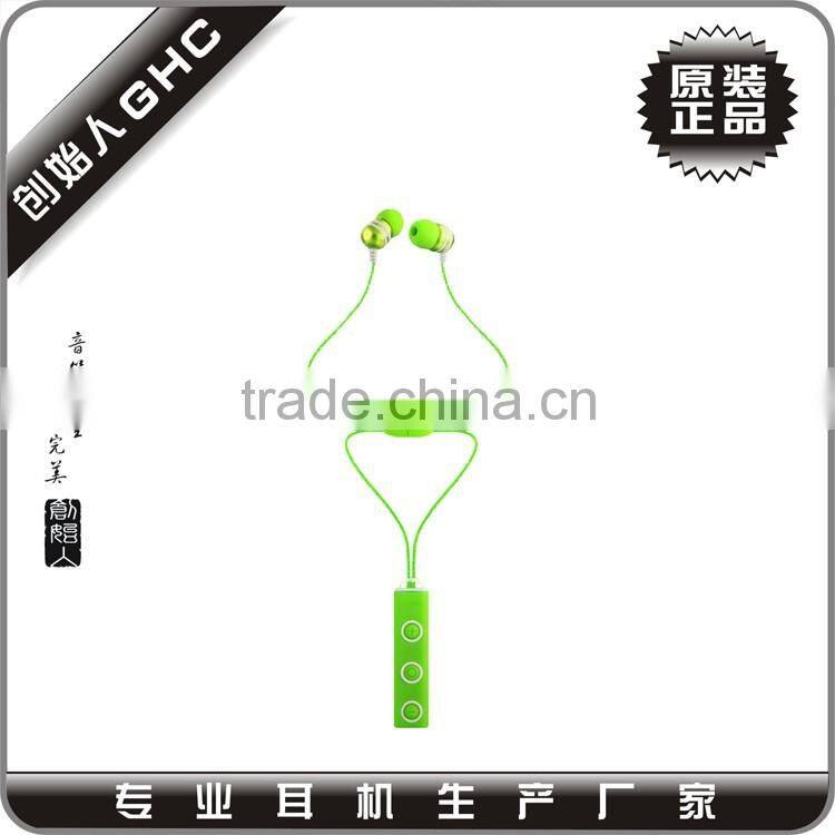 New metal earphone bluetooth earbuds