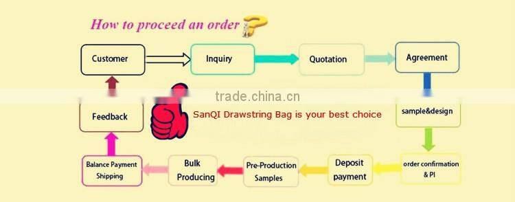 Promotional Nylon Cinch Drawstring Bag