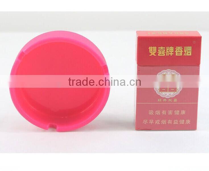 Most popular logo printed portable silicone ashtray