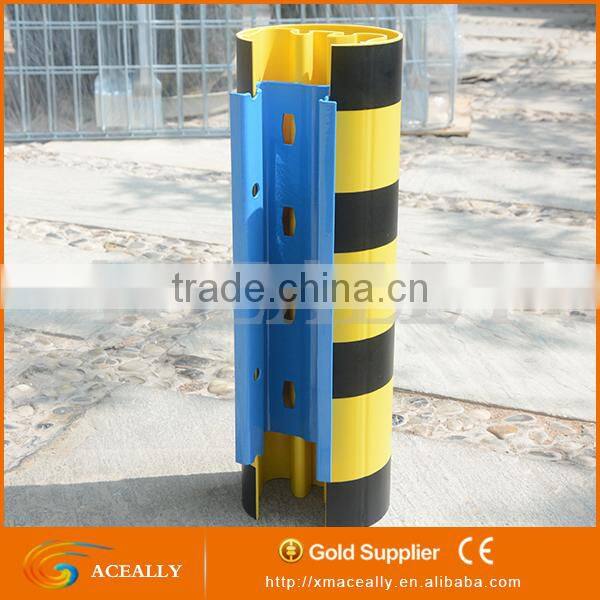 Pallet rack upright protector for storage