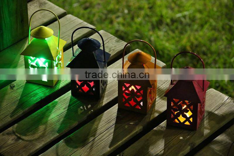 Christmas Mini lanterns, 4 color asst MG1404130-D