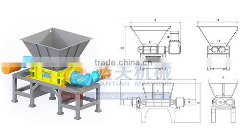Long service life double shaft machine from Lantian machinery