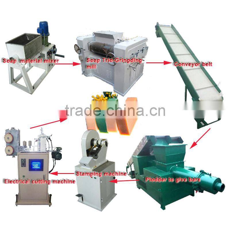 Simple Operation And Different Capacity Soap Bar Making Production Machines