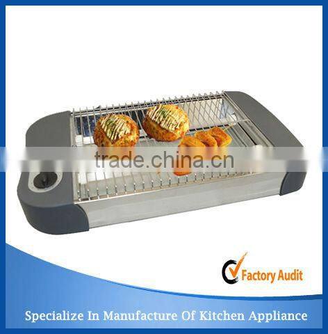 Hot Home Electric Flat Toaster with VDE Plug