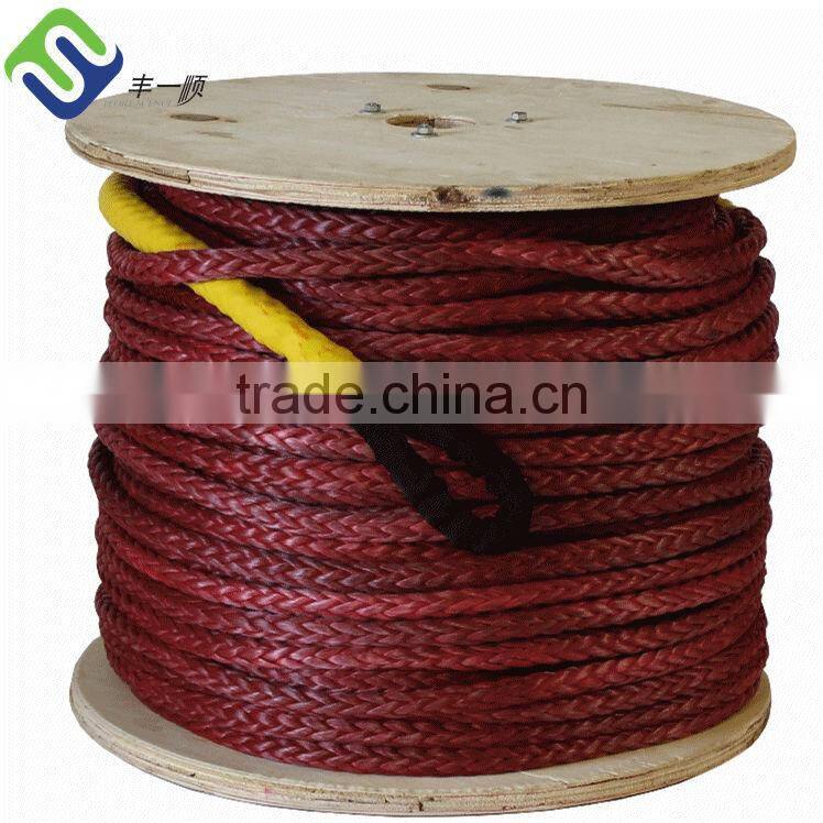 ship used mooring rope/12 strand uhmwpe mooring rope