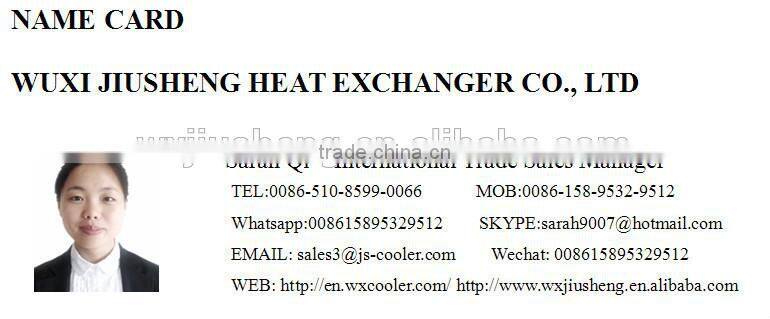 Aluminum plate bar EC460B excavator hydraulic oil cooler in stock aftermarket replacements