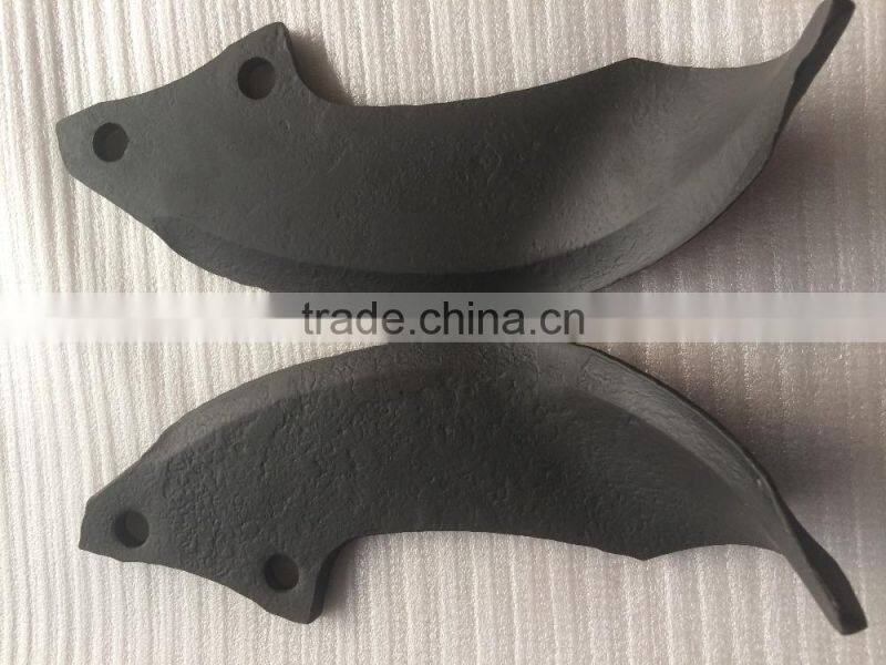 The rotary cultivator blade.