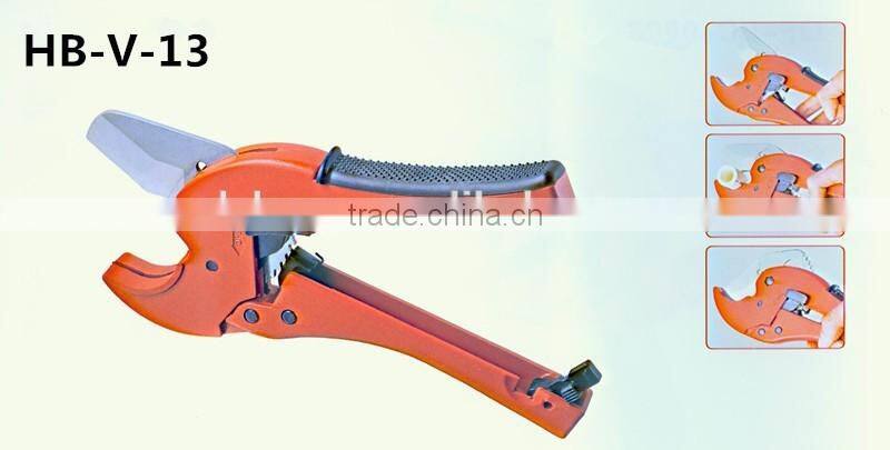 hot sale Comfortable rubber handle with aluminum alloy PVC pipe scissors