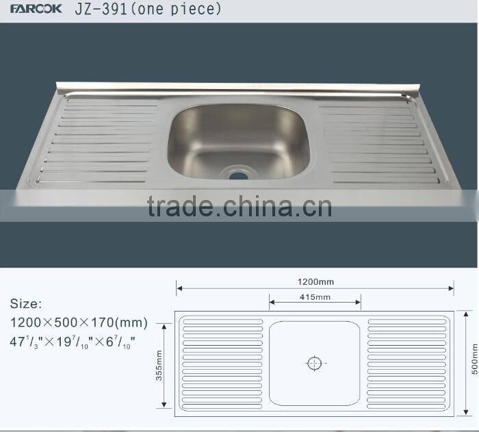 new design sink, single bowl one piece kitchen sinks,washing hands basin