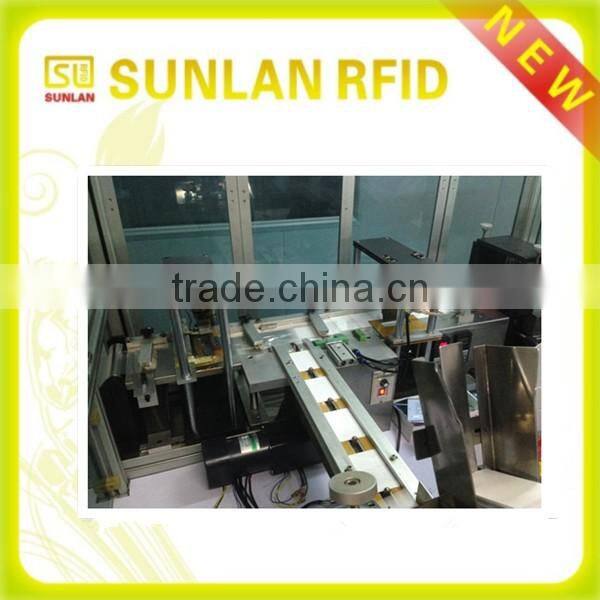 Customized size 3.56MHz A4 size pvc/pet rfid card inlay/prelam with chip and antenna(professional manuafcturer)