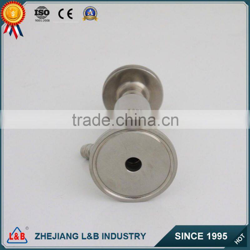 Sanitary milk clamp sample valve