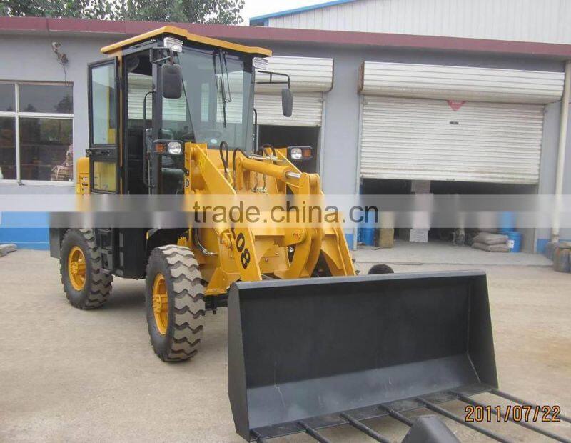 800kg mini wheel loader, with chinese famous engine, export model