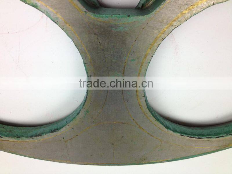 Schwing concrete pump spare parts wear resistant steel plate and wear ring with tungsten carbide