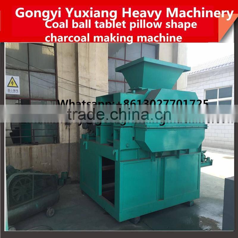 High efficiency plant piece Coal Ball Tablet Pillow Shape Charcoal Making Machine