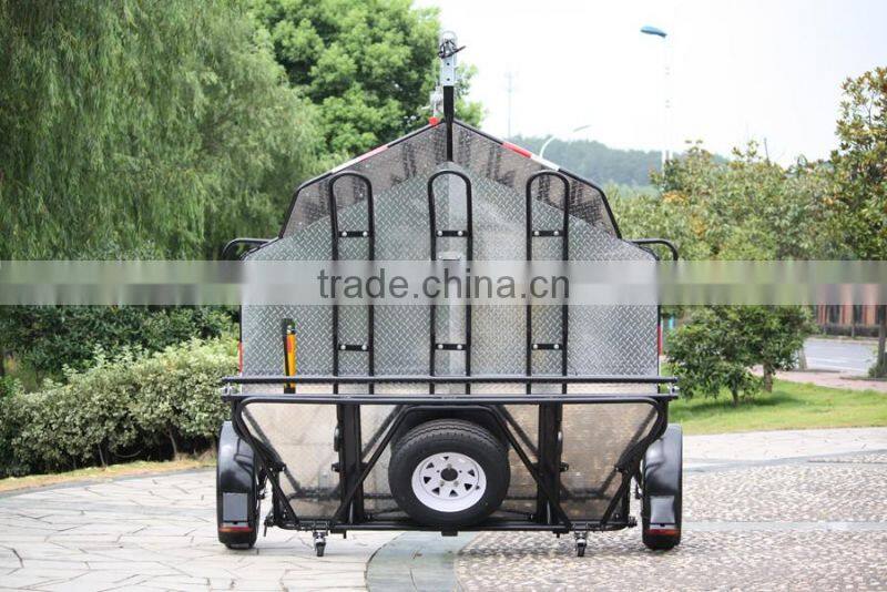 Double bikes folding style Trailer MT502 for motorcycle