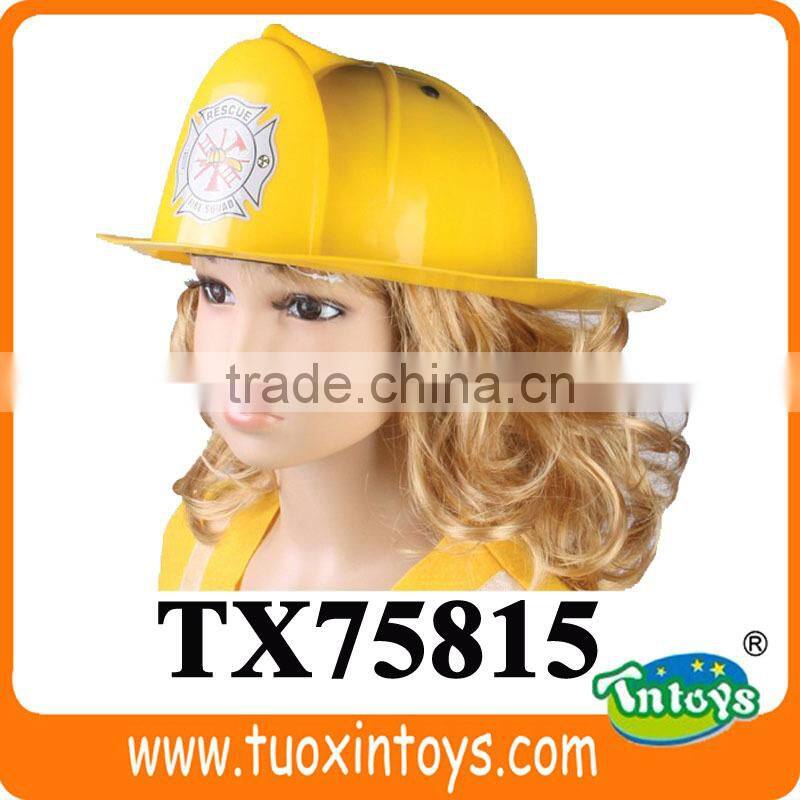 Red plastic toy fire helmets, toy fireman helmet hat