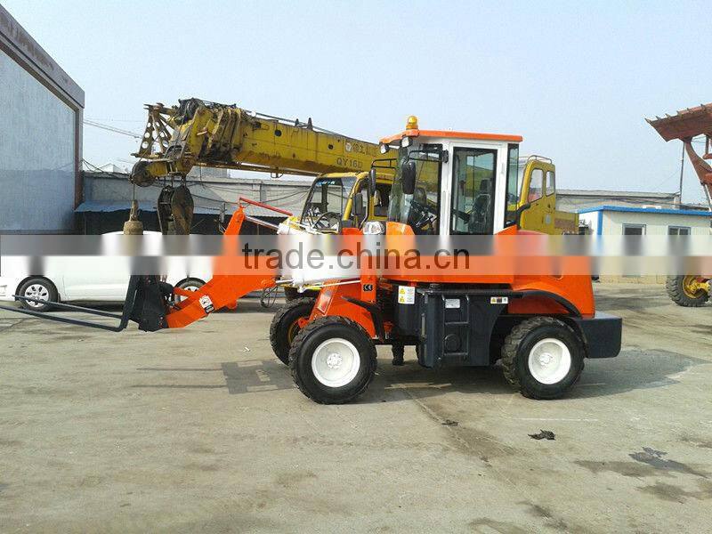 mini telescopic loader 915 with snow bucket