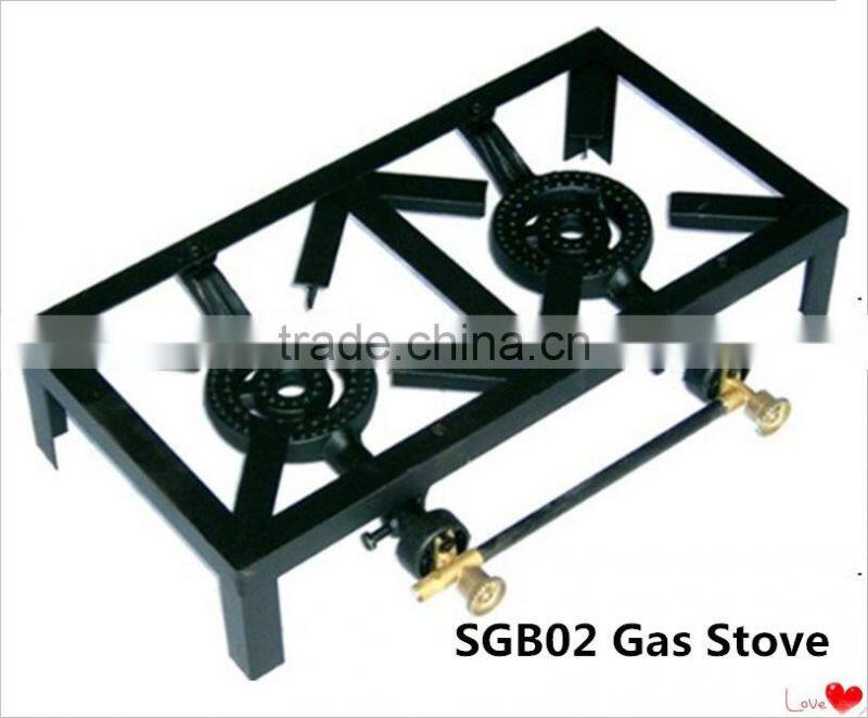 Steel frame gas cooker,cast iron gas burner for cooking to Africa