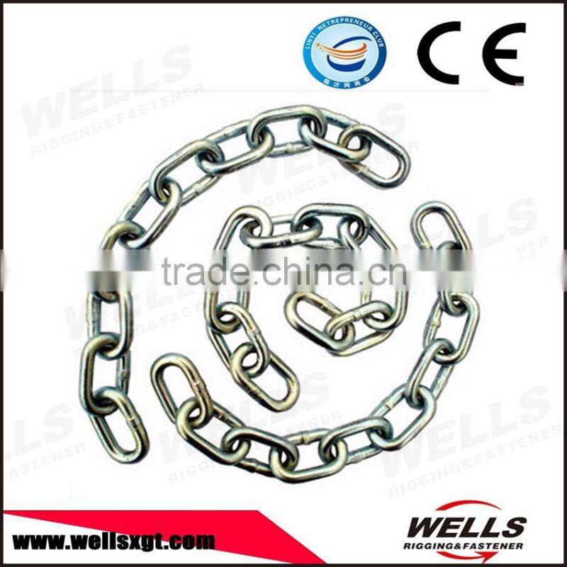 Electro-Galvanized and Hot Galvanized DIN764 Link Chain