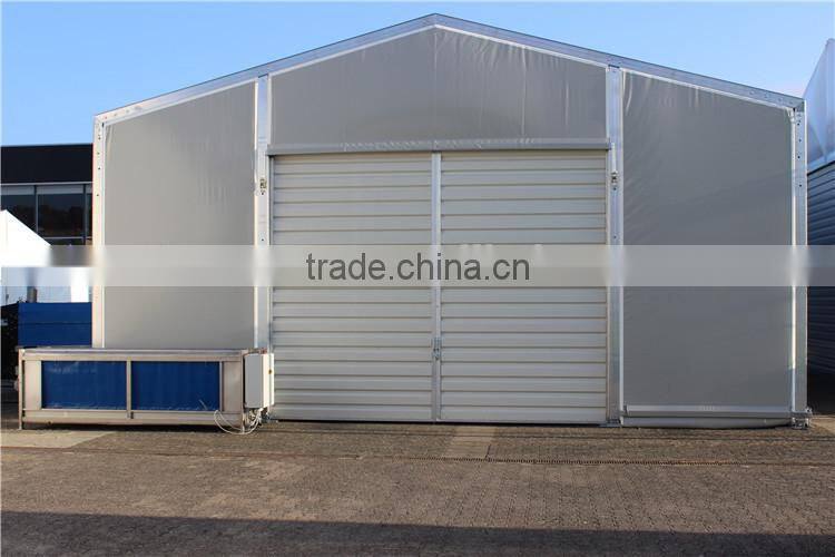 Temporary storage warehouse tent with aluminum frame PVC fabric manufacture in China