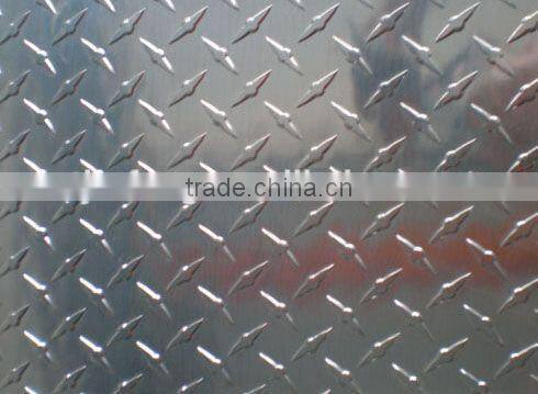 Low building materials price gi galvanized carbon checkered hot rolled steel plate