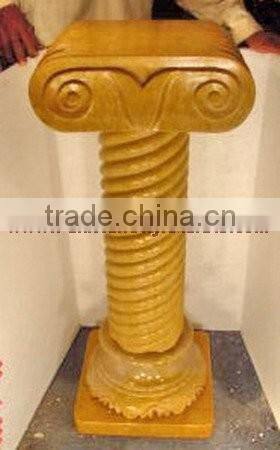 NEW INDUS GOLD MARBLE PEDESTALS
