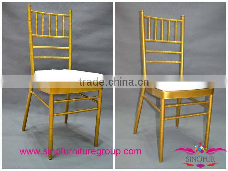 top quality wedding aluminum/metal chiavari chairs