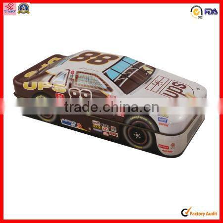 factory custom design pencil car shape tin box
