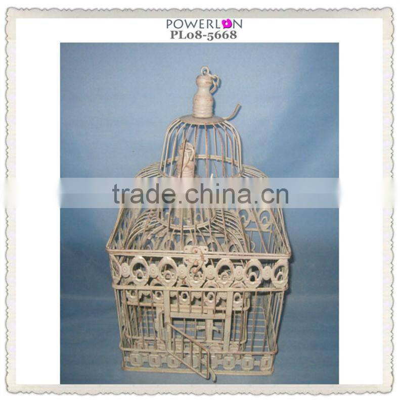Classical vintage metal decorative birdcage (2pcs/Set)